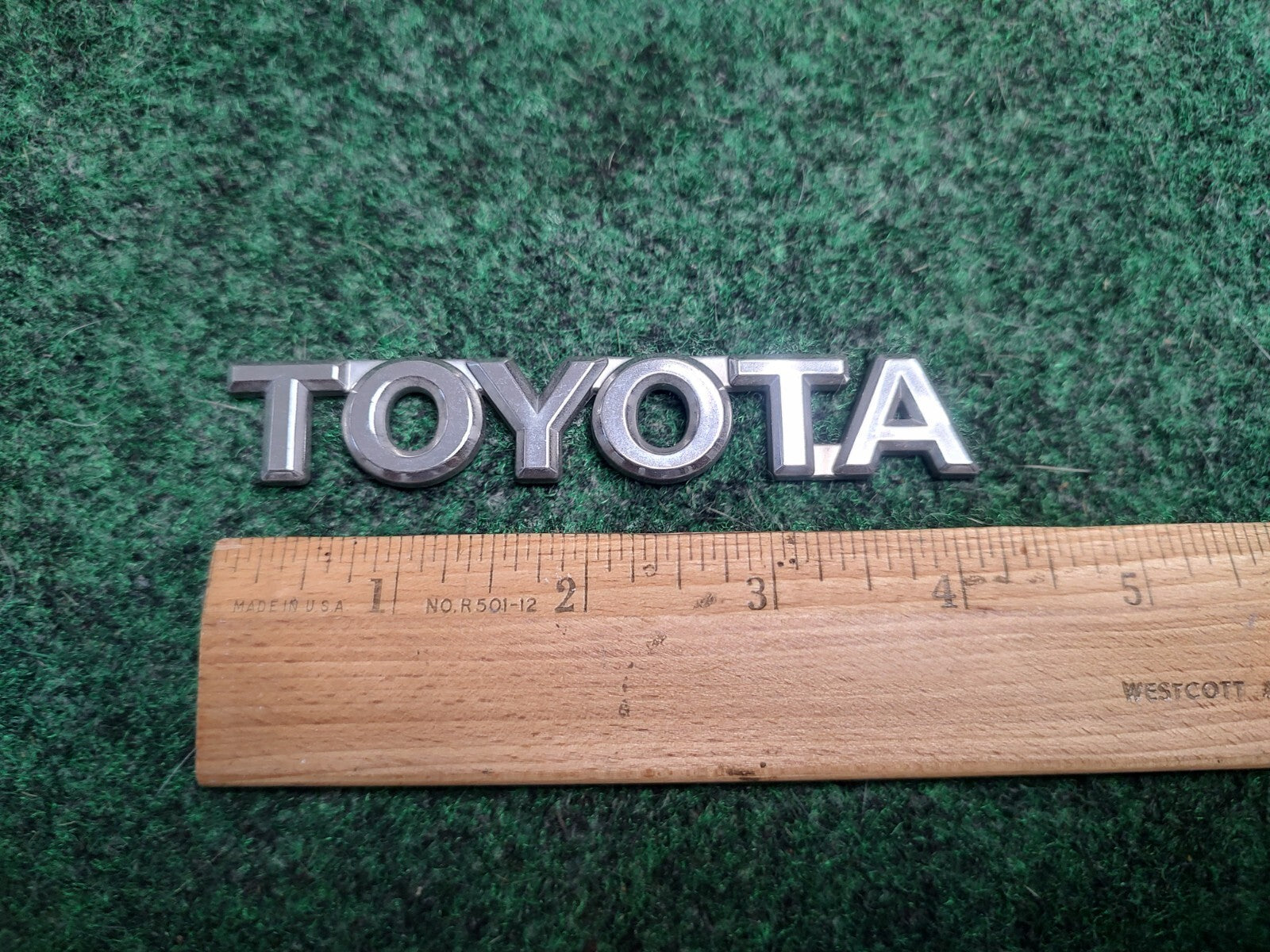 Toyota 1993-1997 Corolla Chrome Rear Trunk Emblem Badge Logo Nameplate 12650 3S6