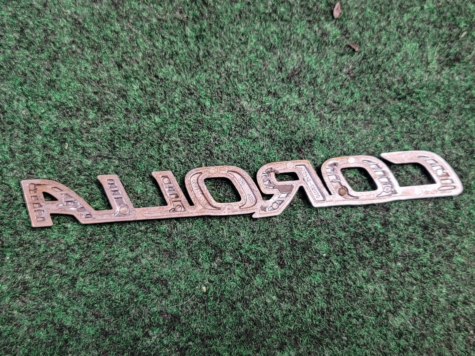 2003 2006 2007 2008 Toyota Corolla Rear Trunk Nameplate Emblem 75442-02070 1M7