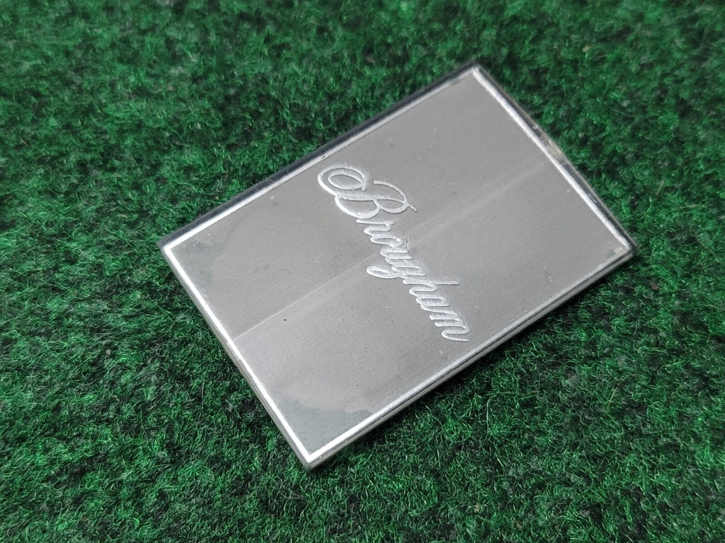 OEM Original Oldsmibile Brougham  Emblem Badge Decal Logo 1M1