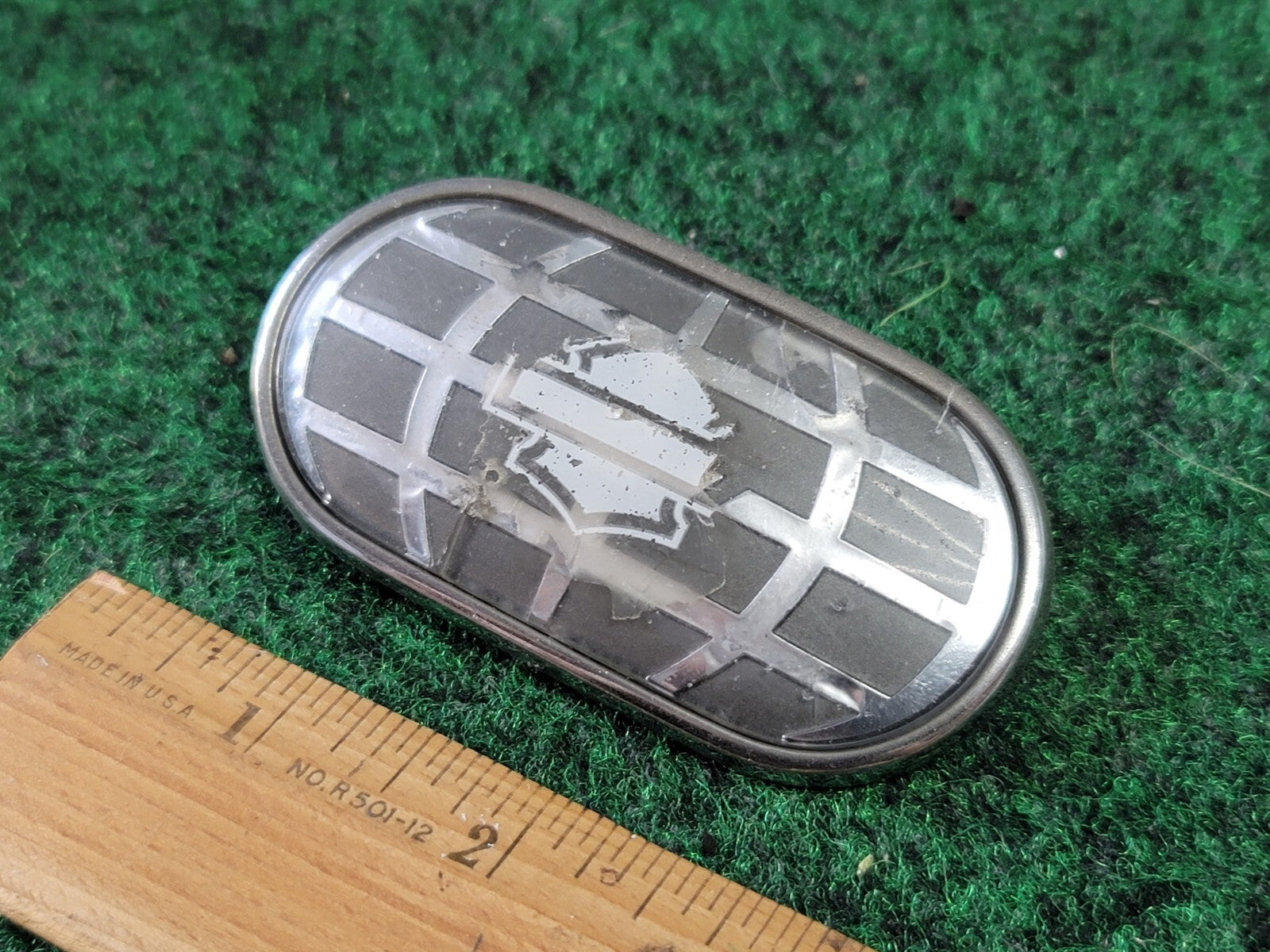 Geo Globe Emblem 3" OEM Genuine Logo Badge 1M1