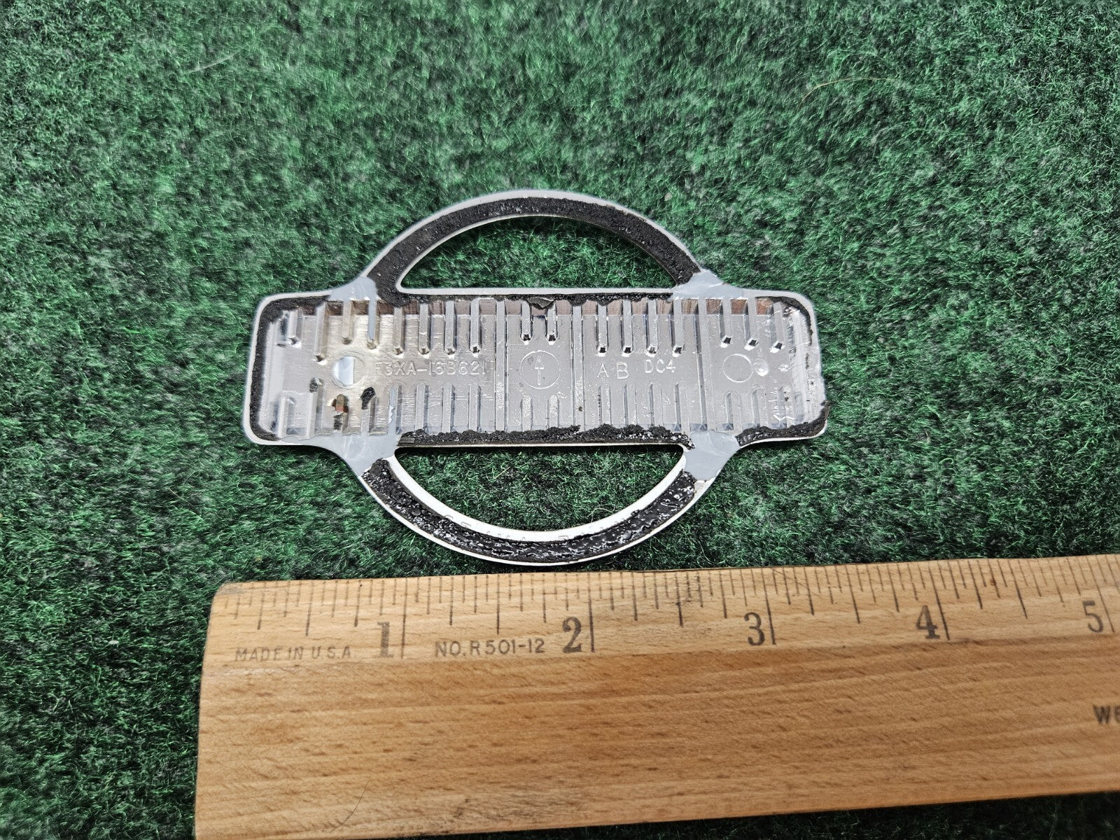 T80611 1993-1998 Nissan Quest Rear Trunk Emblem Chrome Hatch Badge 3 1/2 OEM GL1