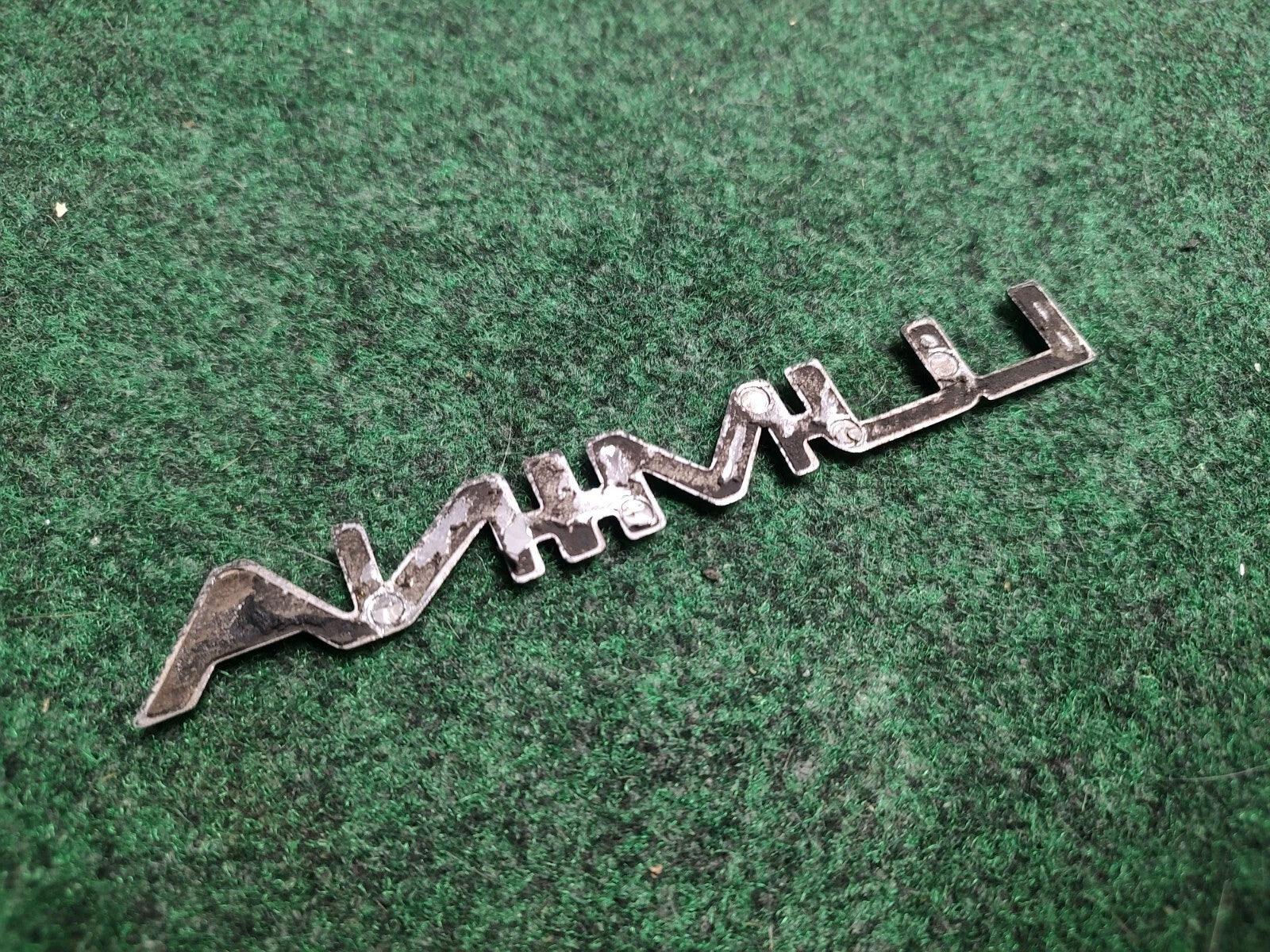 Chevy OEM Lumina Chrome 6" Rear Trunk Emblem Badge Logo Nameplate Name Plate 2S4