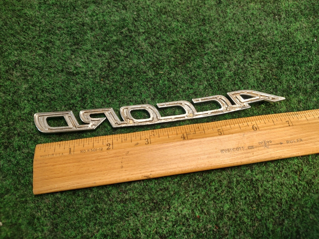 Honda Accord Chrome Emblem Genuine OEM Nameplate Badge 2018-2022 Replacement 3S8
