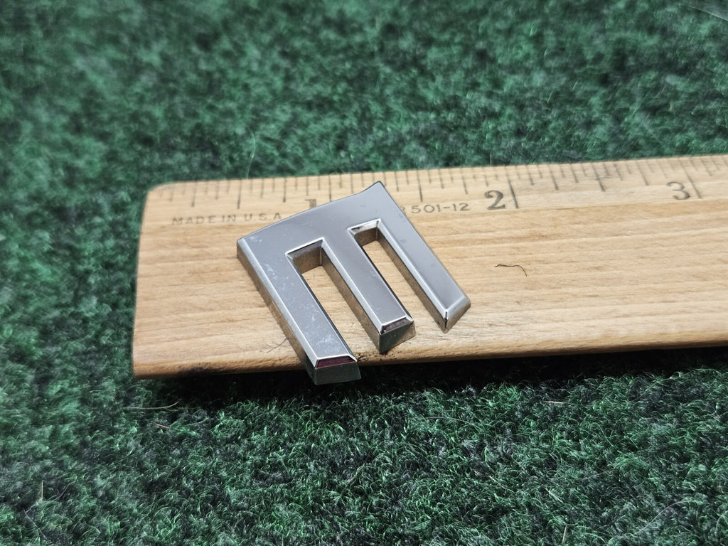 OEM "E" Chrome Individual Sign Letter Lettering Emblem Badge Logo Nameplate 7S6