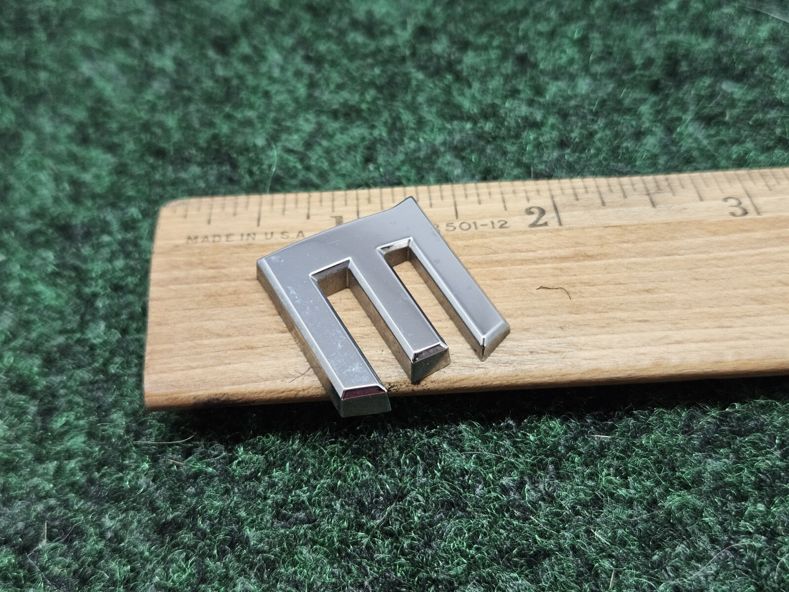 OEM "E" Chrome Individual Sign Letter Lettering Emblem Badge Logo Nameplate 7S6