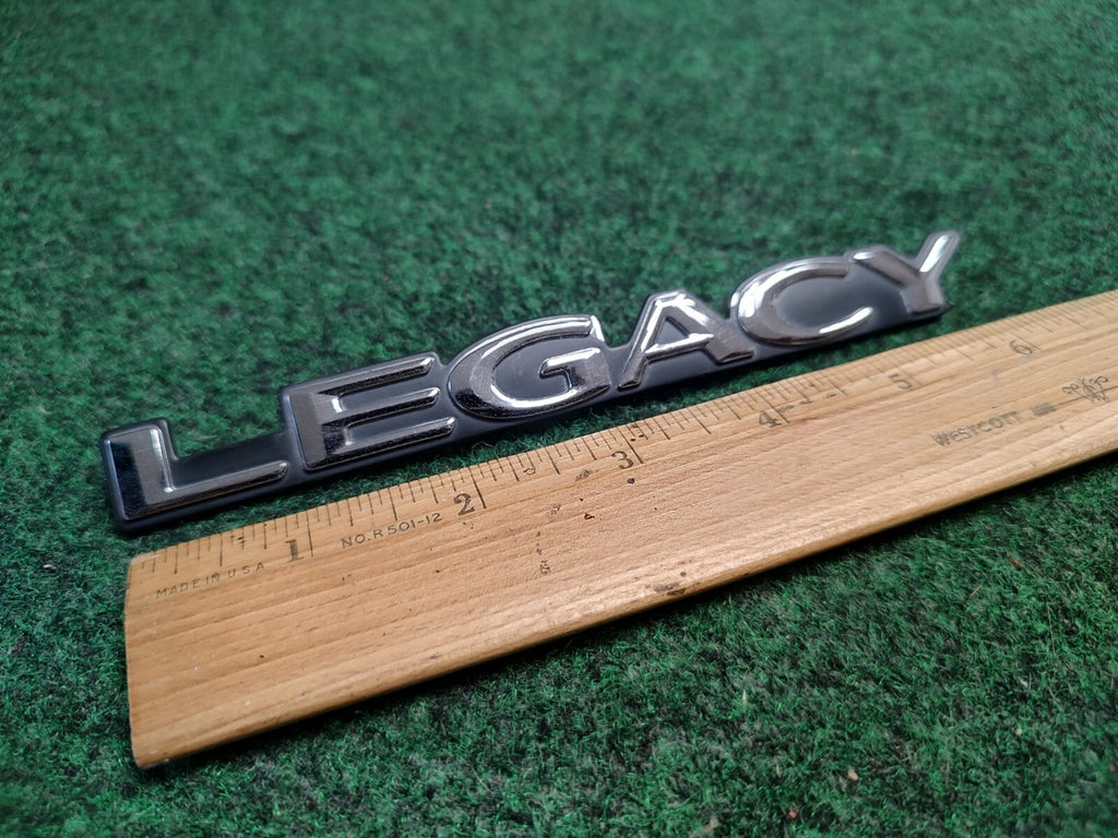 Subaru OEM Legacy Chrome Emblem Badge Logo Nameplate Name Plate Insignia 2S9