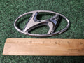Hyundai Emblem Logo Symbol Badge Chrome OEM Nameplate Name Plate ~5" 7S3