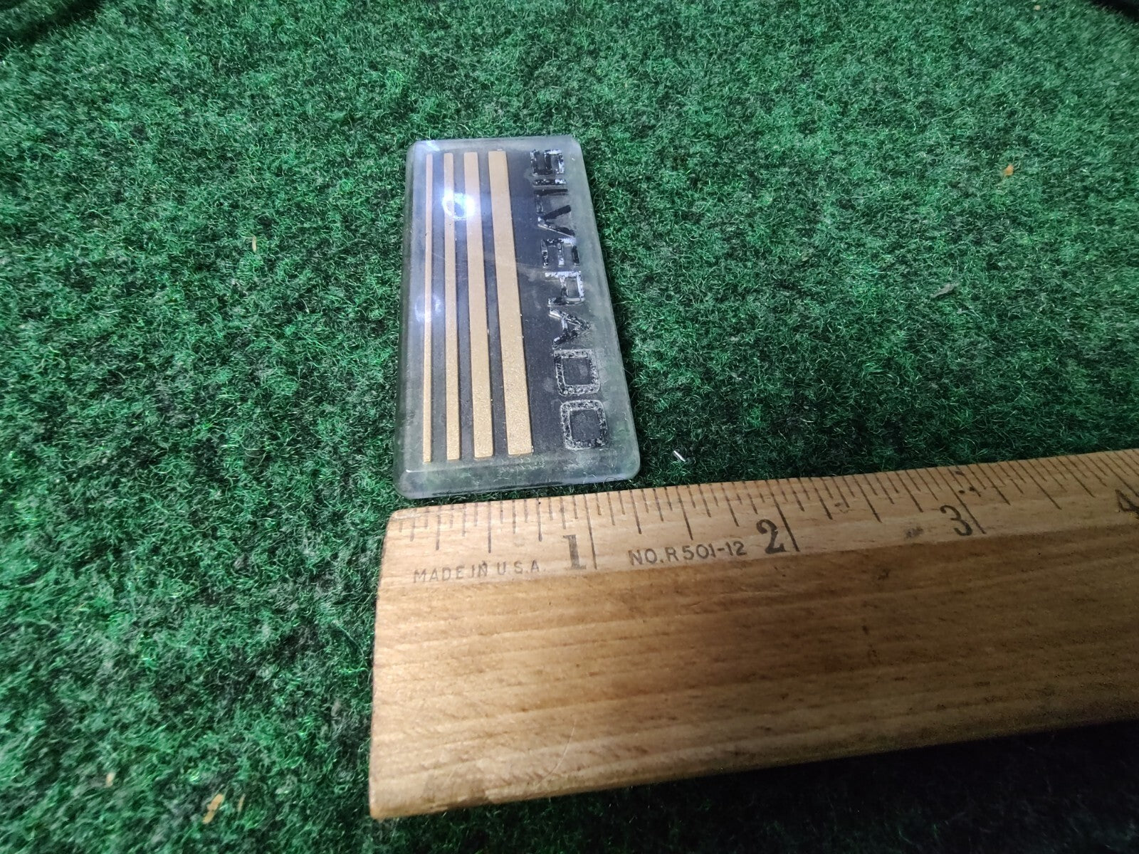 1990s SILVERADO Plastic Roof Panel Emblem OEM NAME PLATE 4S4