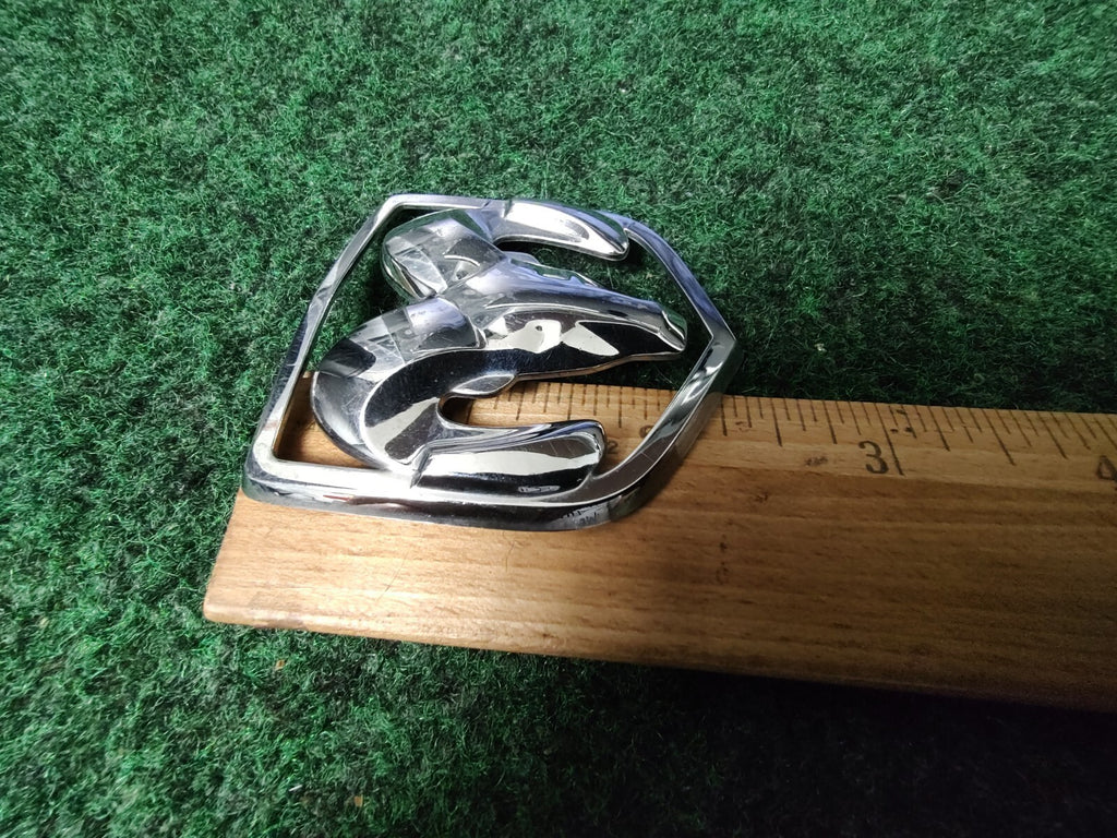 Dodge Front Grille Emblem Logo Badg OEM Name Plate Name See Measurements 7S2