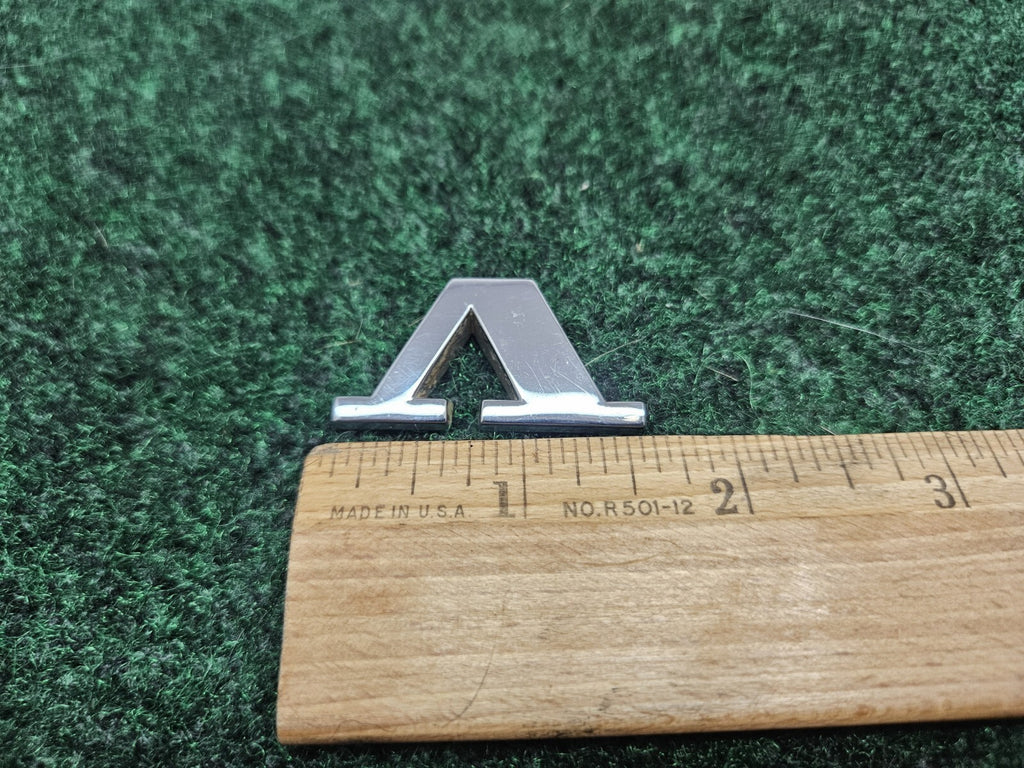 OEM "V" Chrome Individual Letter Lettering Emblem Badge Logo Nameplate 7S7
