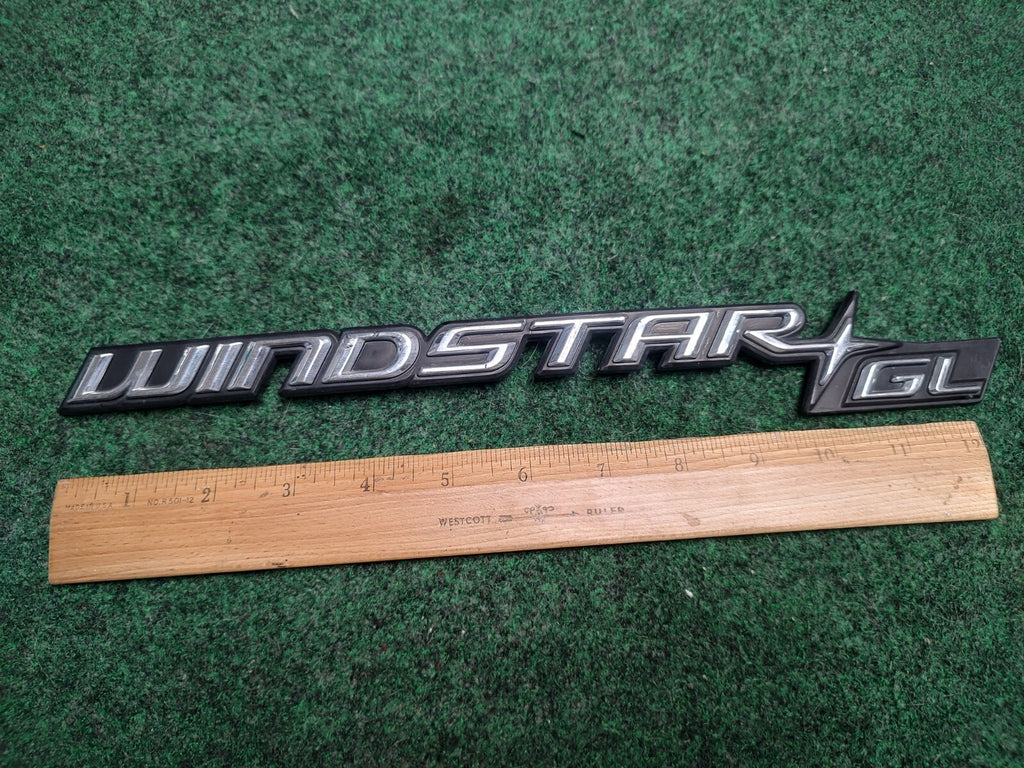 1995 1996 1997 Ford Windstar GL Rear Hatch Emblem Badge Logo F58B-1643156-FA 3S6