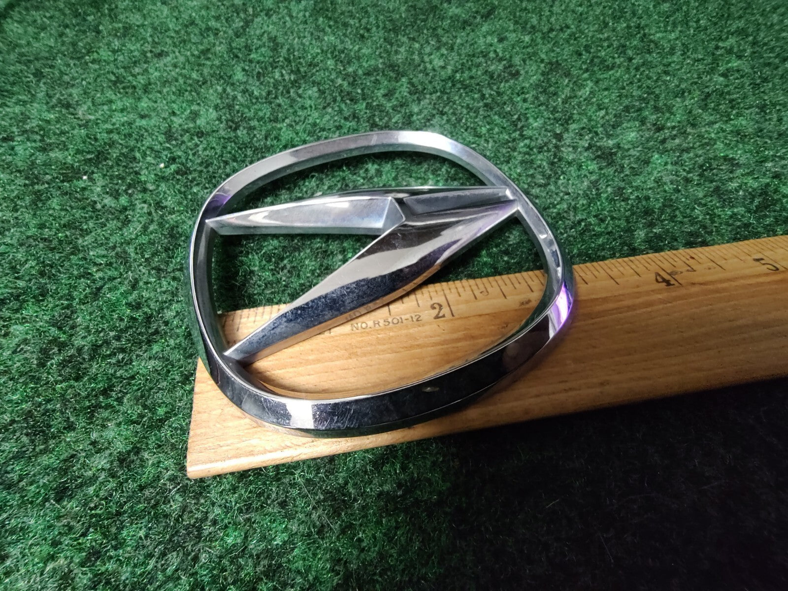 2000-2006 ACURA MDX A EMBLEM REAR TRUNK LID LOGO SYMBOL BADGE CHROME OEM 3M1