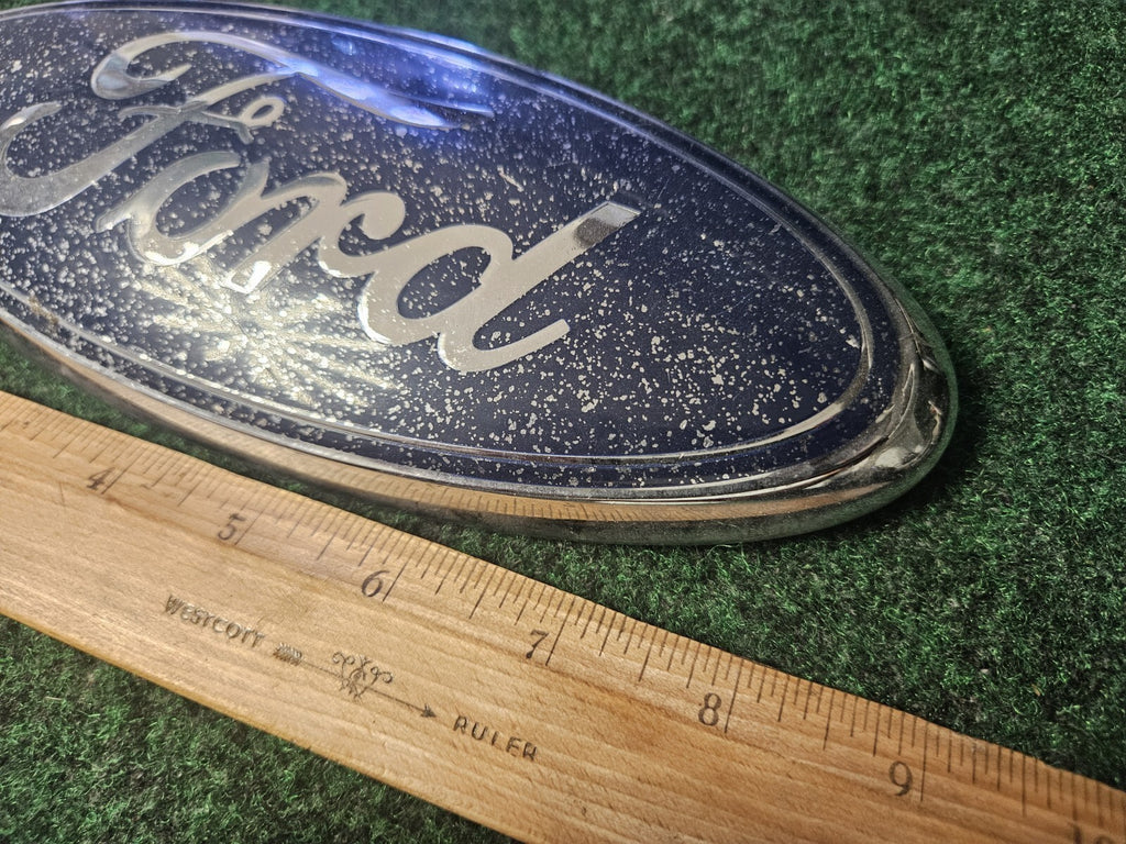 Ford Taurus Front Grille Emblem 9" Oval Badge OEM 7T43-15402A16-AA 4M8