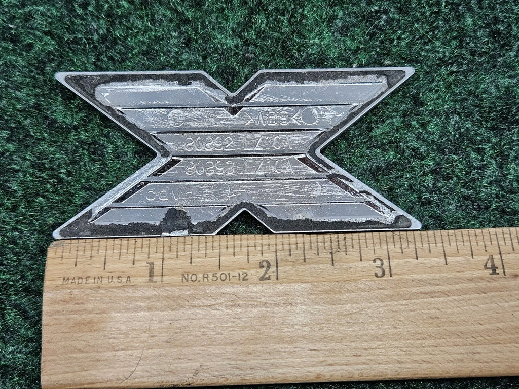 16 17 18 Nissan Titan XD 4x4 Tailgate Emblem Letter X - LETTER X ONLY 7S8