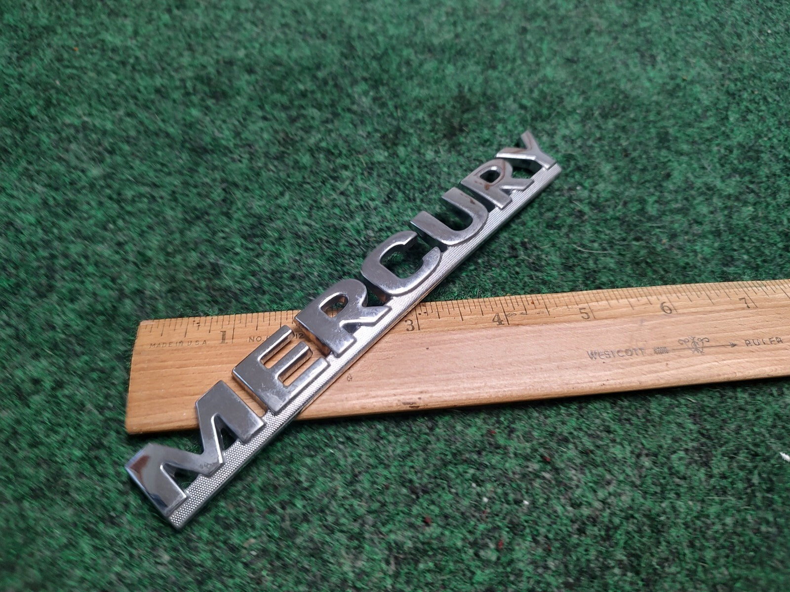 2000-2003 MERCURY SABLE REAR GATE LID EMBLEM BADGE SYMBOL LOGO LETTERS OEM 3S6