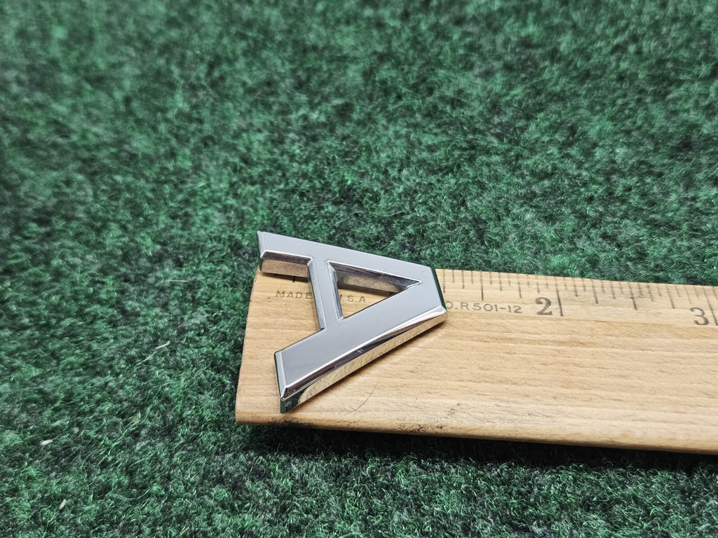 OEM "A" 3D Chrome Individual Letter A Lettering Emblem Badge Logo Nameplate 2S2