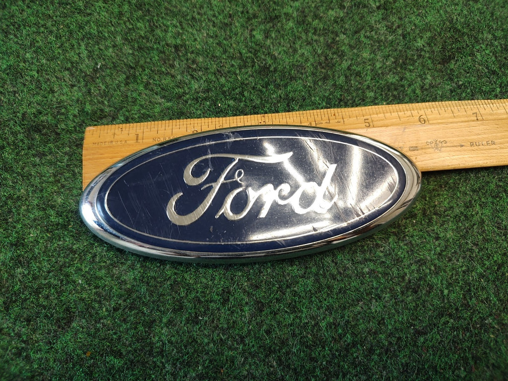 Ford OEM Blue Chrome Oval 5.75" Emblem Badge Logo Nameplate F85B-15402A16-AA 2S8