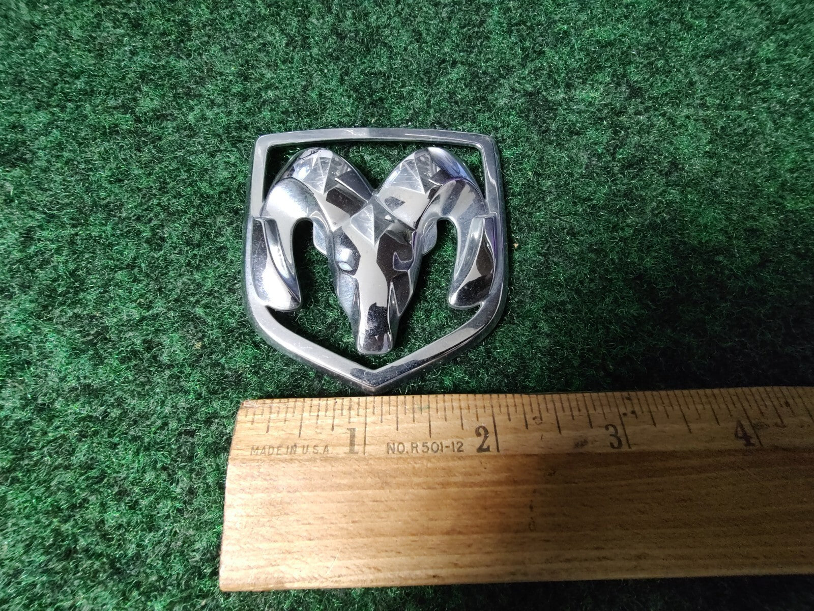 Dodge Front Grille Emblem Logo Badg OEM Name Plate Name See Measurements 6S5
