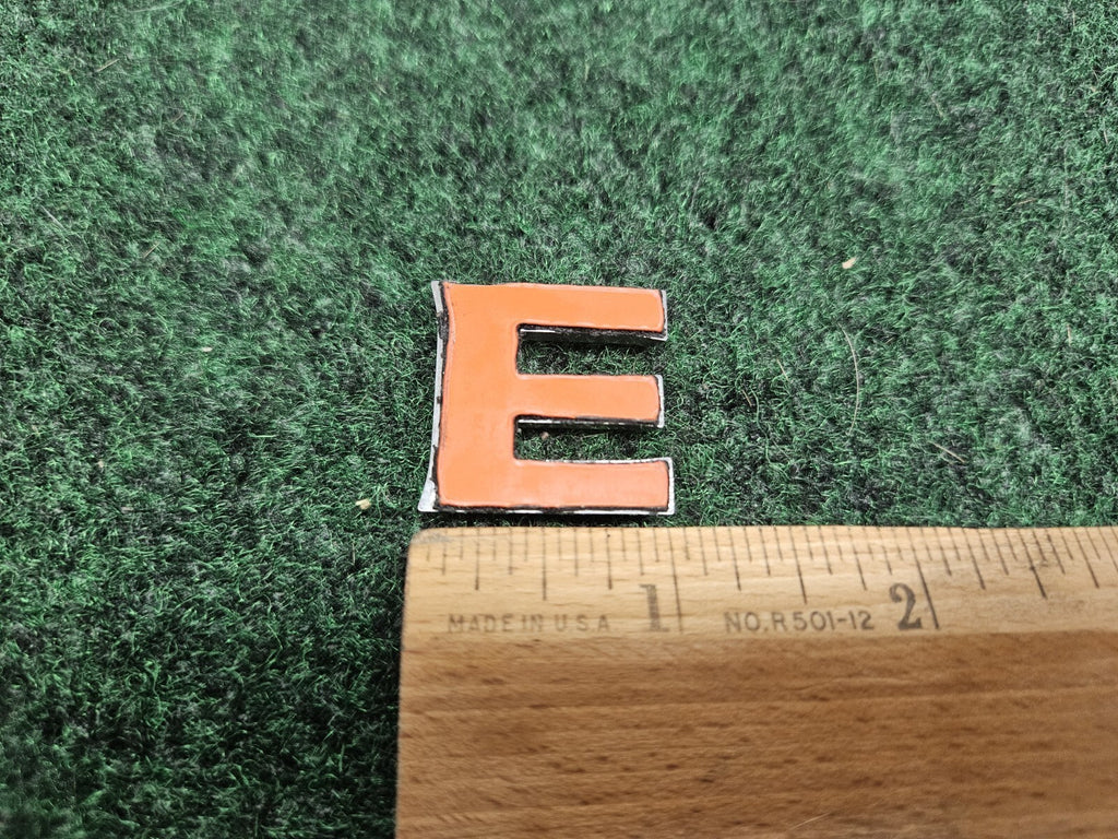 OEM Chrome "E" Hood Hatch Individual Letter Emblem Badge Logo Nameplate 7S7