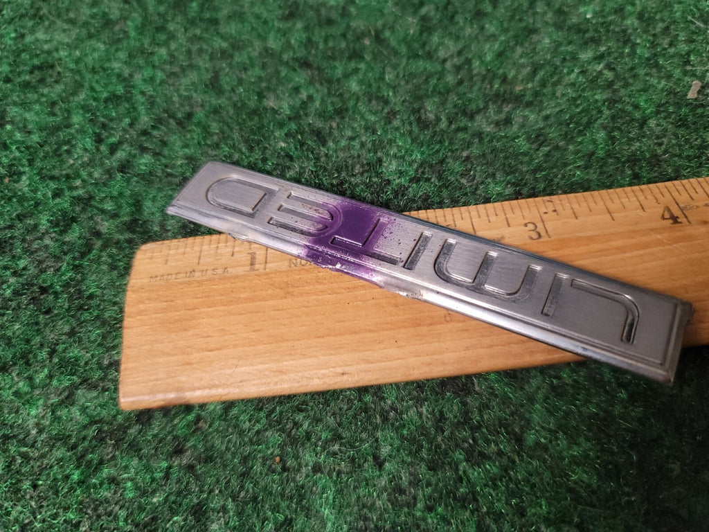 OEM Limited Chrome Metal Emblem Badge Logo Nameplate Name Plate 5S2