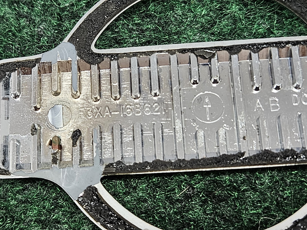 T80611 1993-1998 Nissan Quest Rear Trunk Emblem Chrome Hatch Badge 3 1/2 OEM GL1