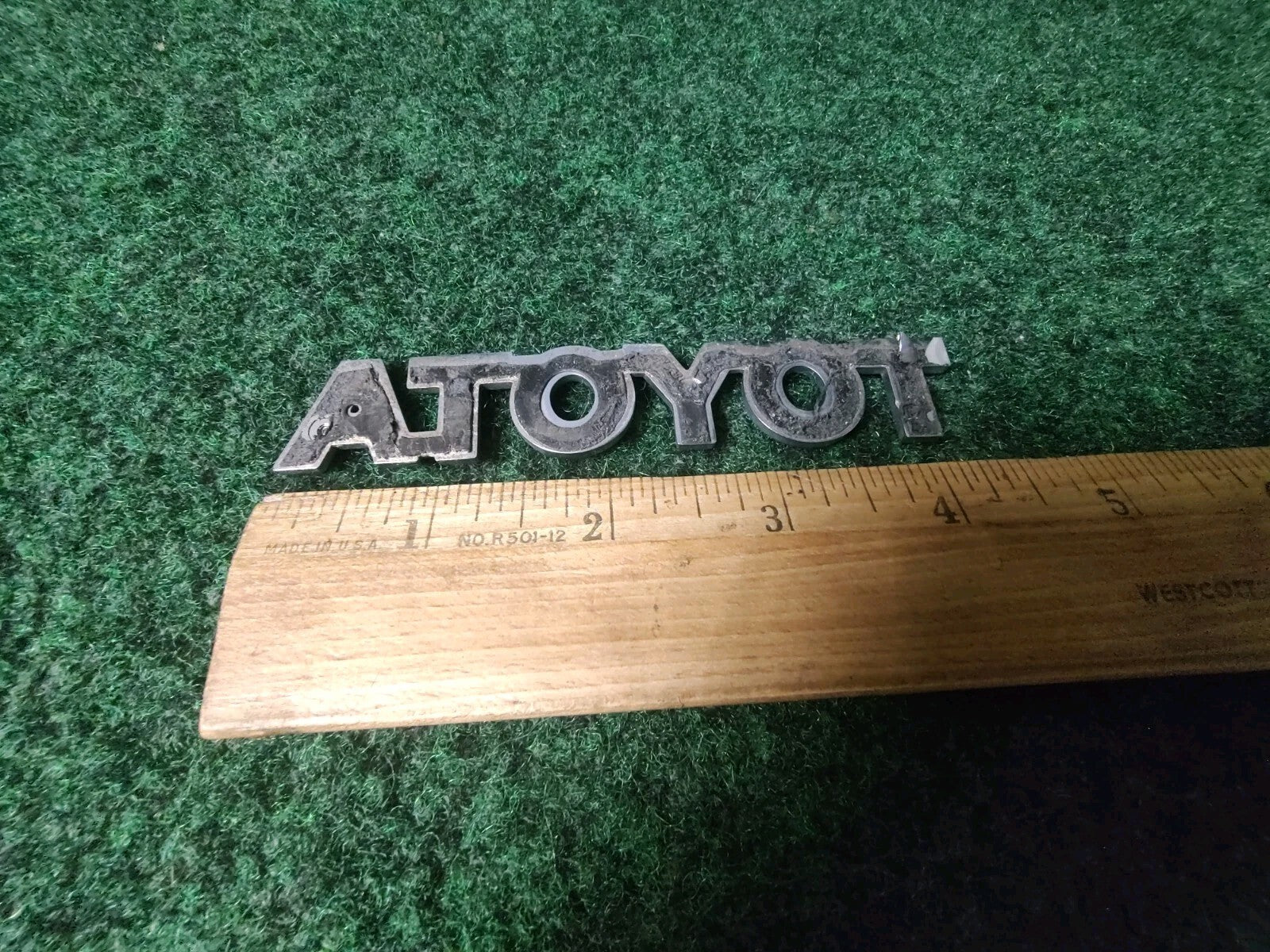 Toyota Rear Trunk Lid Emblem About 4.25'' Chrome OEM 4L7