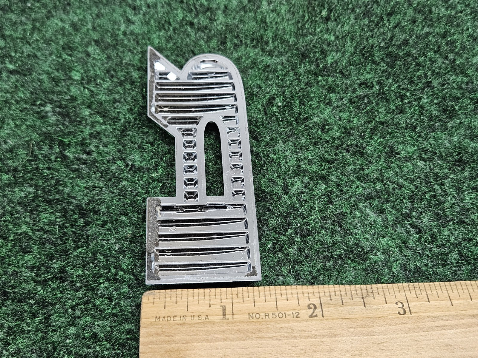 OEM "R" 3D Chrome Individual Letter Lettering Emblem Badge Logo Nameplate 7S9