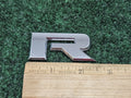 OEM "R" Chrome Hood Hatch Individual Letter Emblem Badge Logo Nameplate 2.5" 7S6