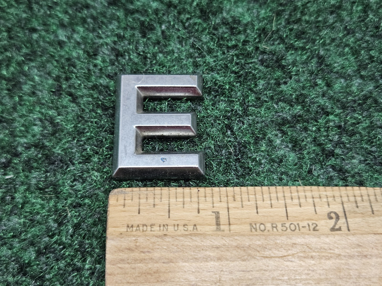 OEM "E" Chrome Sign Individual Letter Lettering Emblem Badge Logo Nameplate 7S6