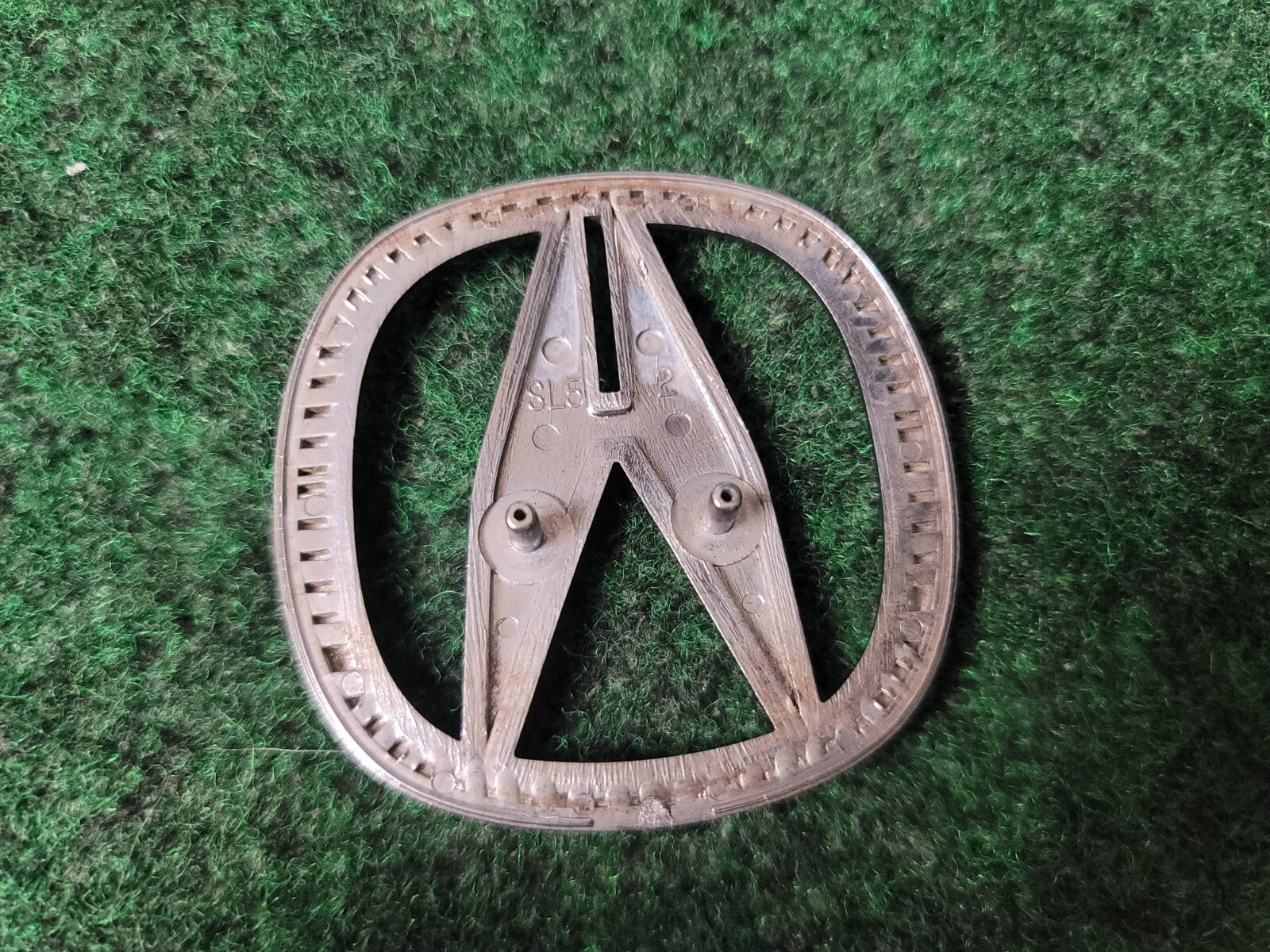 ACURA EMBLEM ORNAMENT CHROME BADGE NAMEPLATE OEM SL5 2 5S2