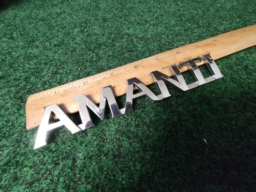 04 05 06 07 08 Kia Amanti Emblem Logo Letters Badge Trunk Rear Chrome OEM 4S4