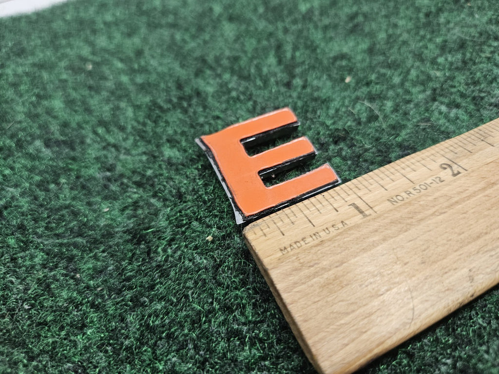 OEM Chrome "E" Hood Hatch Individual Letter Emblem Badge Logo Nameplate 7S7