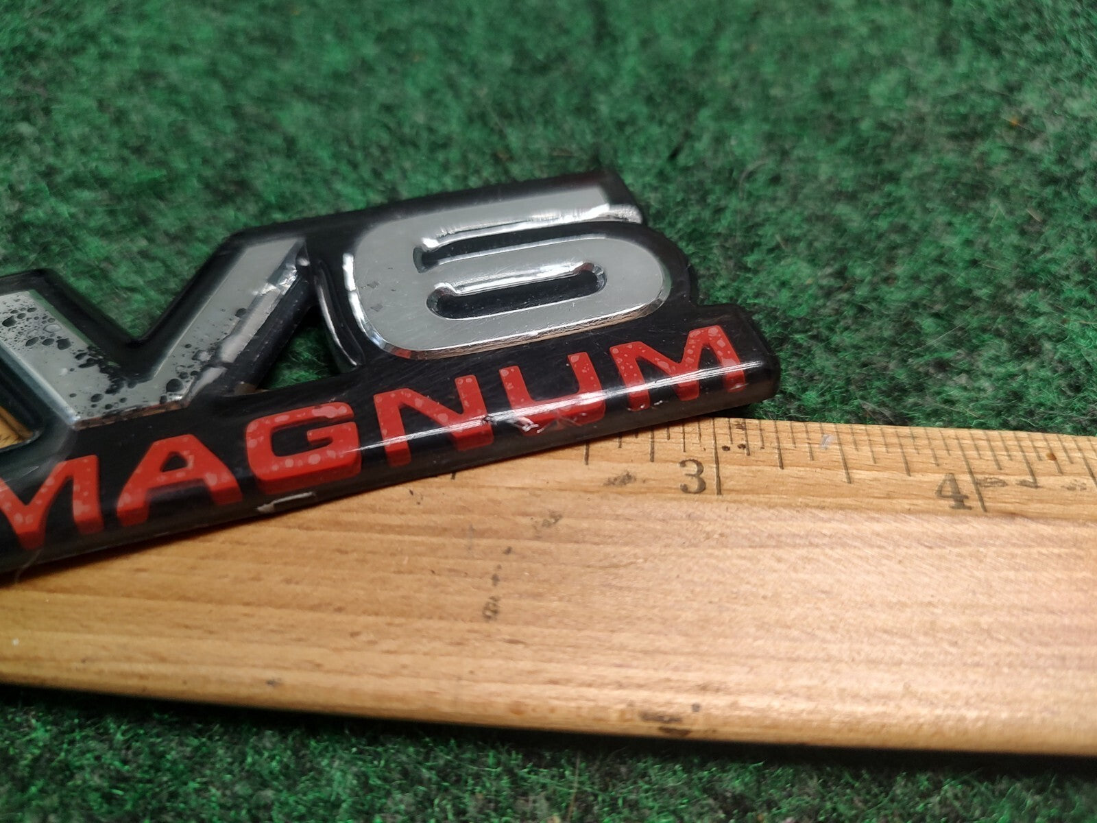 Dodge Ram V6 Magnum Badge Emblem OEM 1L4