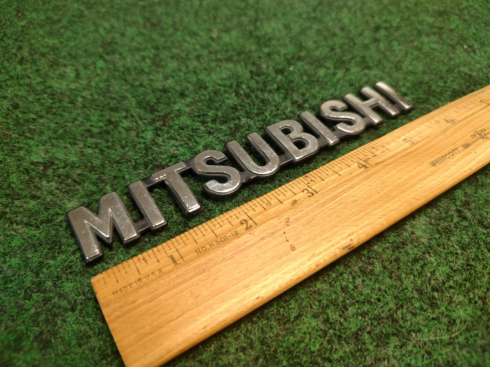2007-2013 Mitsubishi Outlander Emblem Logo Letter Rear Trunk Tailgate Chrome 3S7