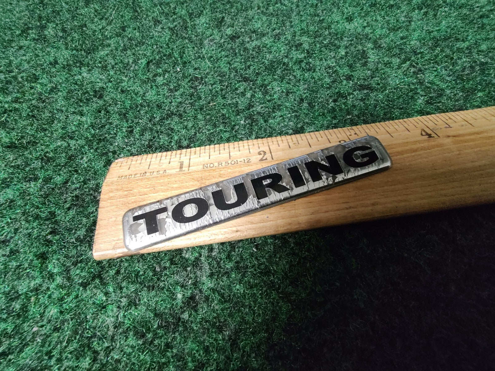 TOURING EMBLEM BADGE REAR TRUNK NAMEPLATE 3" 7S1
