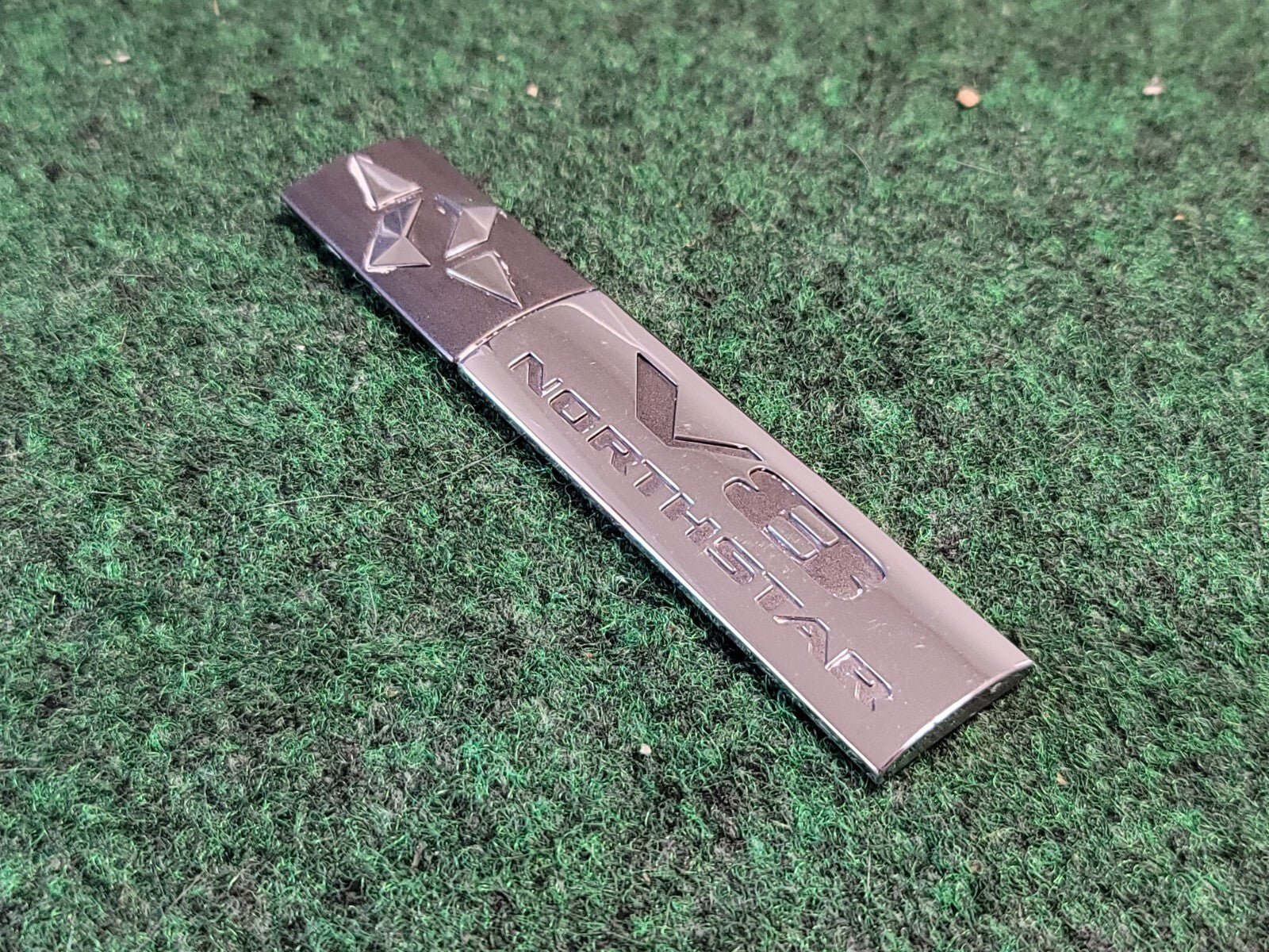 2000-2009 CADILLAC DEVILLE SRX V8 NORTHSTAR EMBLEM LOGO BADGE OEM 7L1