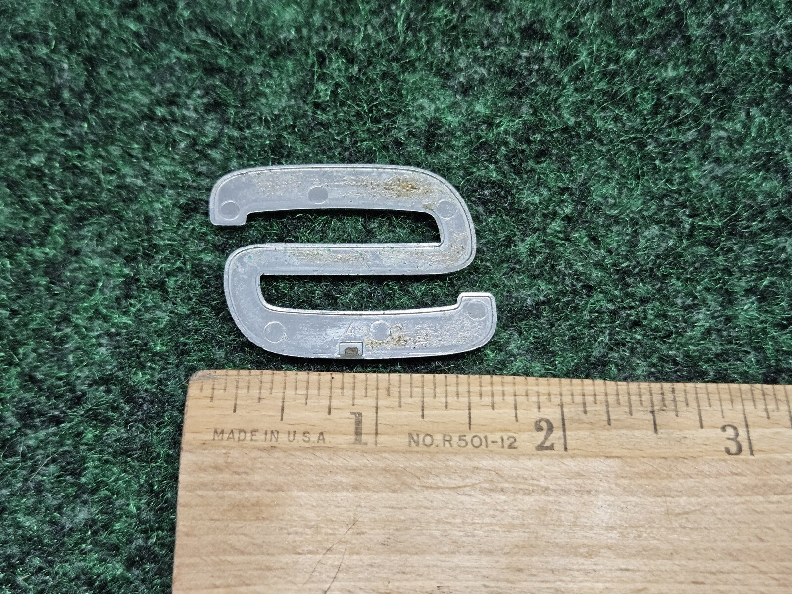 OEM "S" Chrome Individual Letter Lettering Emblem Volvo Badge Logo Nameplate 7S9