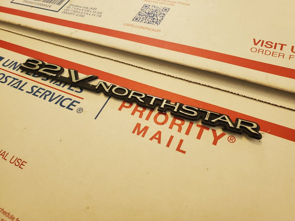 Cadillac OEM 32V Northstar 7.5 Rear Emblem Badge Logo Nameplate Name Plate V 4L5