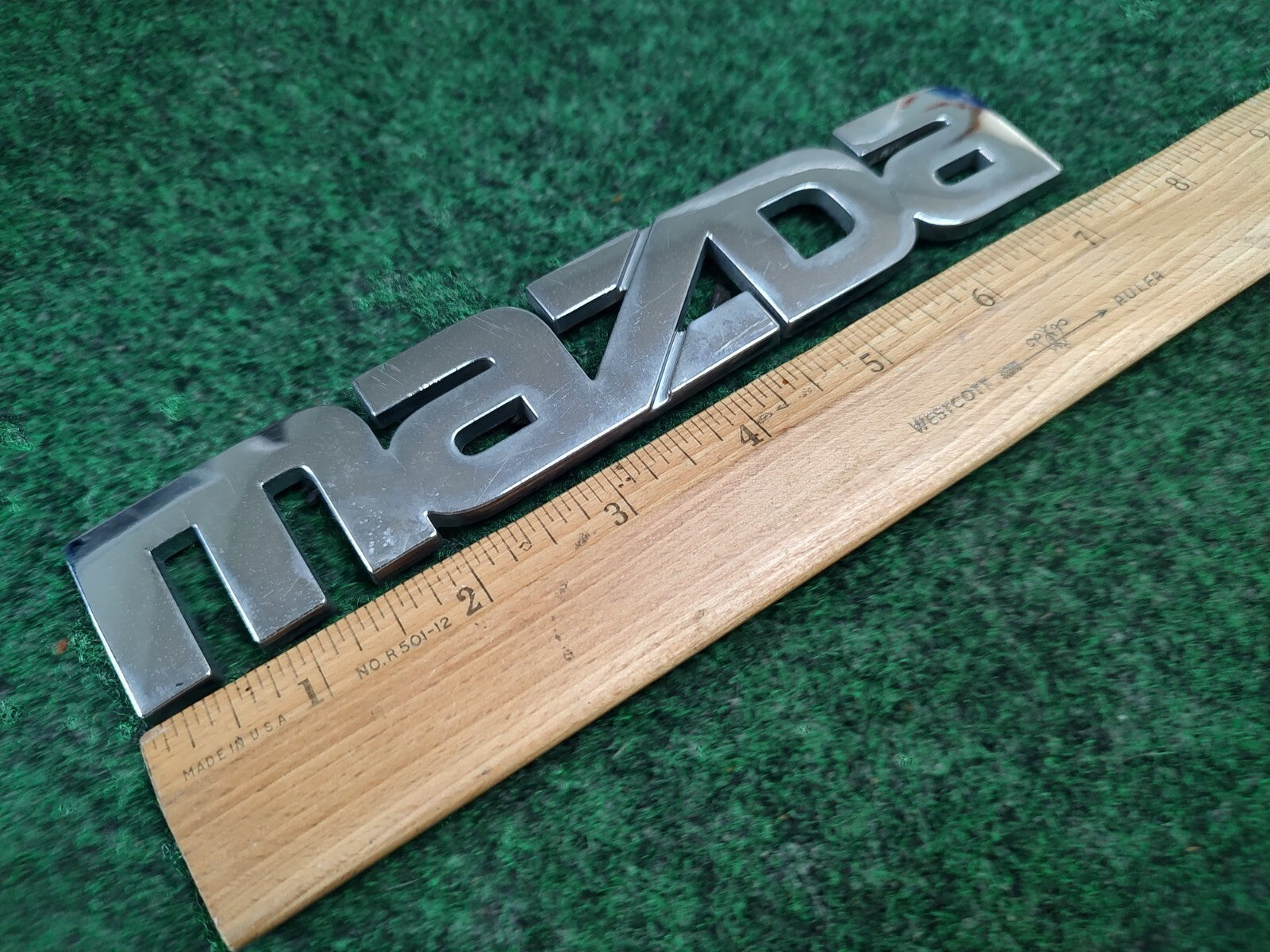 Mazda OEM Chrome Emblem Badge Logo Nameplate Name Plate 8L2