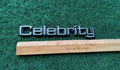 Chevy OEM Celebrity Chrome & Black 8" Emblem Badge Logo Nameplate Name Plate 5S3