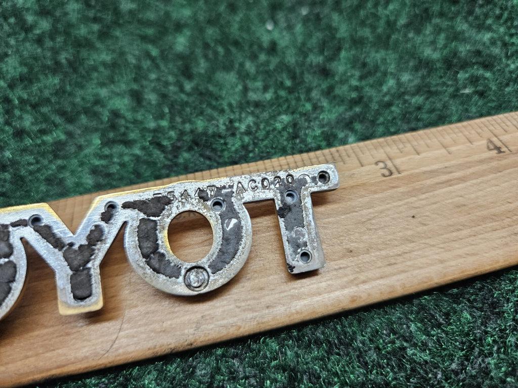 Toyota Avalon Rear Trunk Lid Emblem Name Plate 4.25'' Gold OEM 75447AC020 GL2