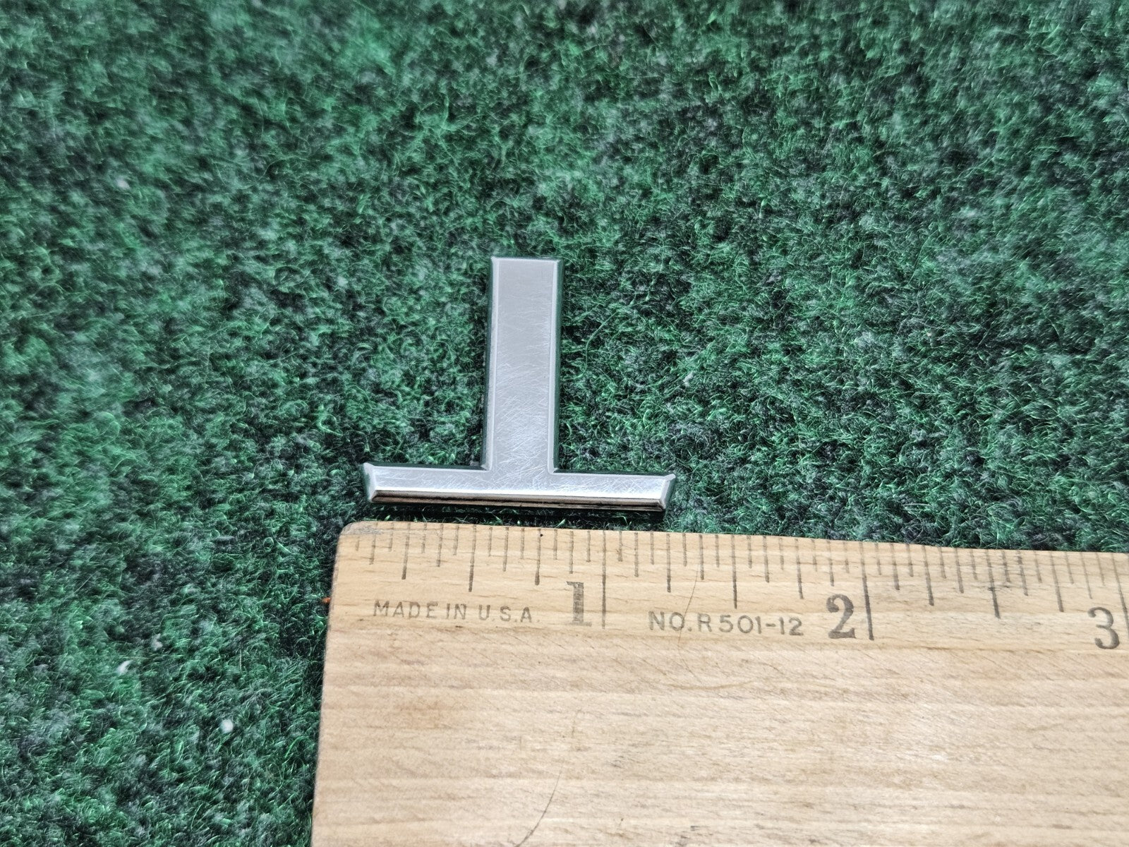 OEM "T" Chrome Individual Letter Lettering Emblem Badge Logo Nameplate 7S8