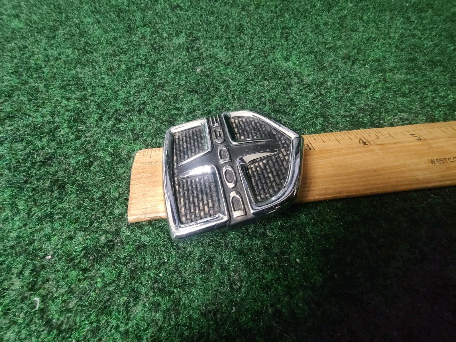 Dodge Front Grille Emblem Logo Badge OEM Name Plate Name See Measurements 7S3