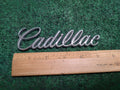 Cadillac Chrome Plastic 5 1/4" 5.25" Emblem Badge Logo Nameplate Name Plate 1S1