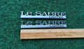 (2) 97-99 BUICK LESABRE LIMITED REAR LID SIDE EMBLEM LOGO BADGE SYMBOL OEM 5S3