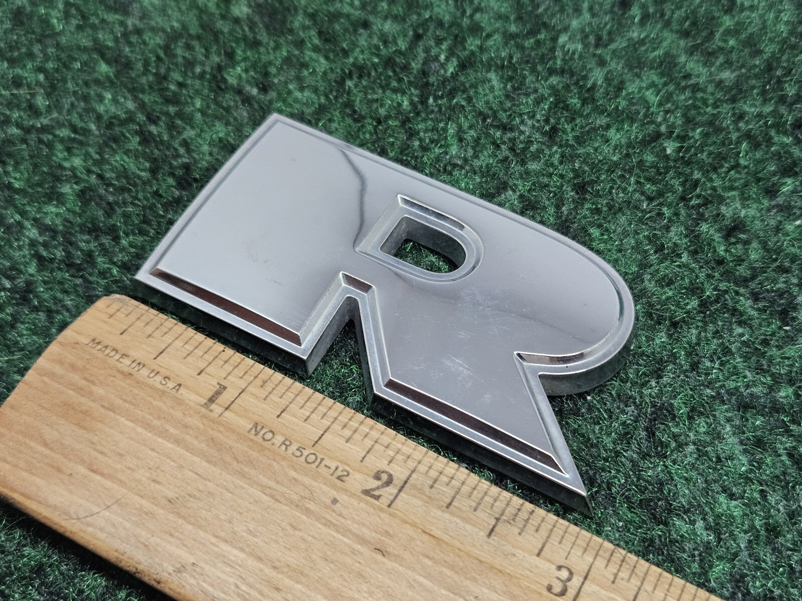 OEM "R" Chrome Dodge Individual Letter Lettering Emblem Badge Logo Nameplate 7S8