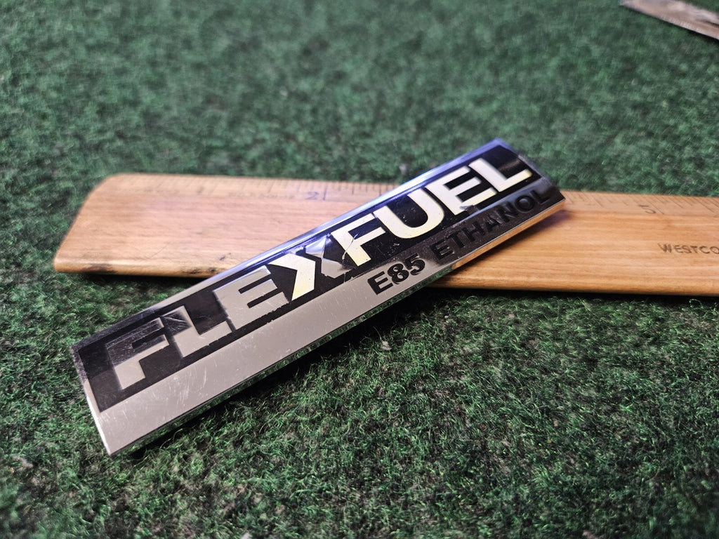 Chevy Flex Fuel E85 Ethanol Emblem Badge Decal Chevrolet OEM 15910899 5M1