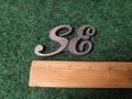 Vintage "SE" Script Emblem Badge Nameplate Name Plate Badge Logo 5S5
