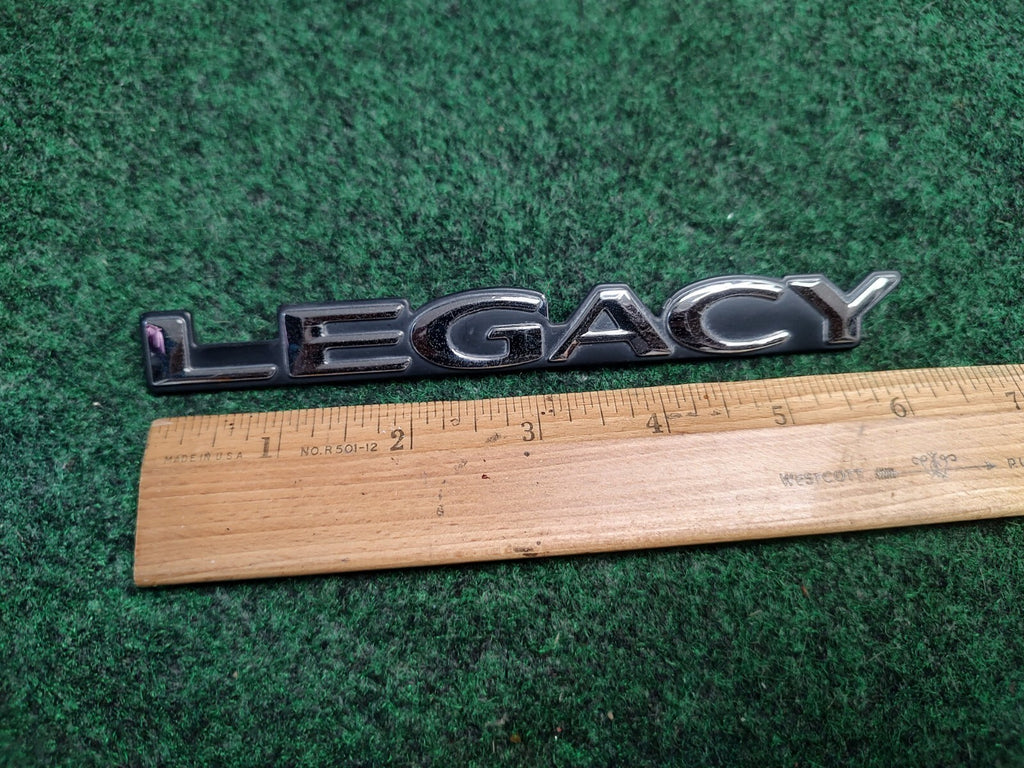 Subaru OEM Legacy Chrome Emblem Badge Logo Nameplate Name Plate Insignia 2S9