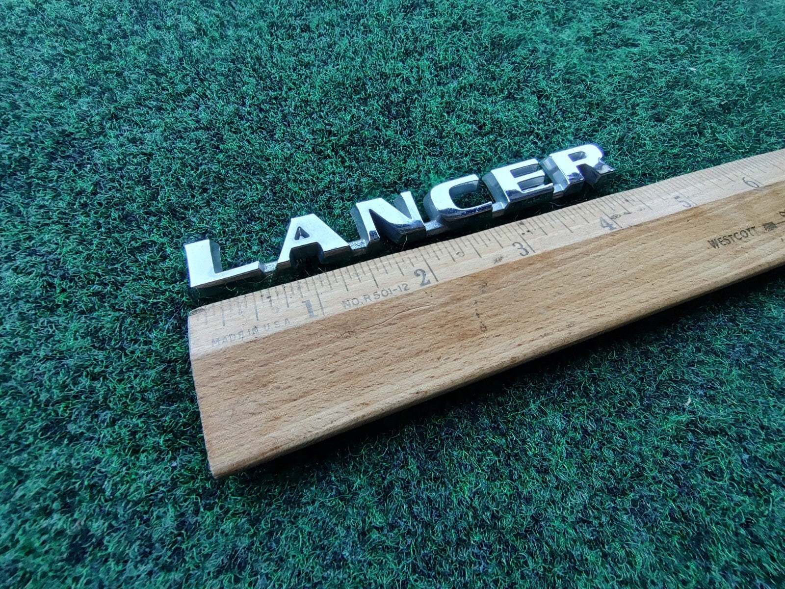 Mitsubishi Lancer Rear Trunk Lid  Emblem Badge Nameplate OEM 5S3